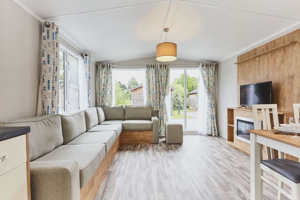 Caravan living area