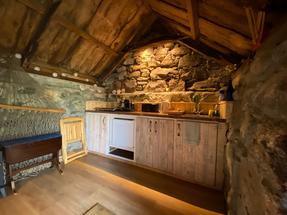 Kitchen in the blackhouse