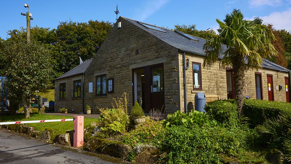 Stone toilet block