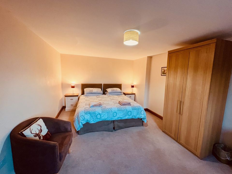 Double bedroom with wardrobe