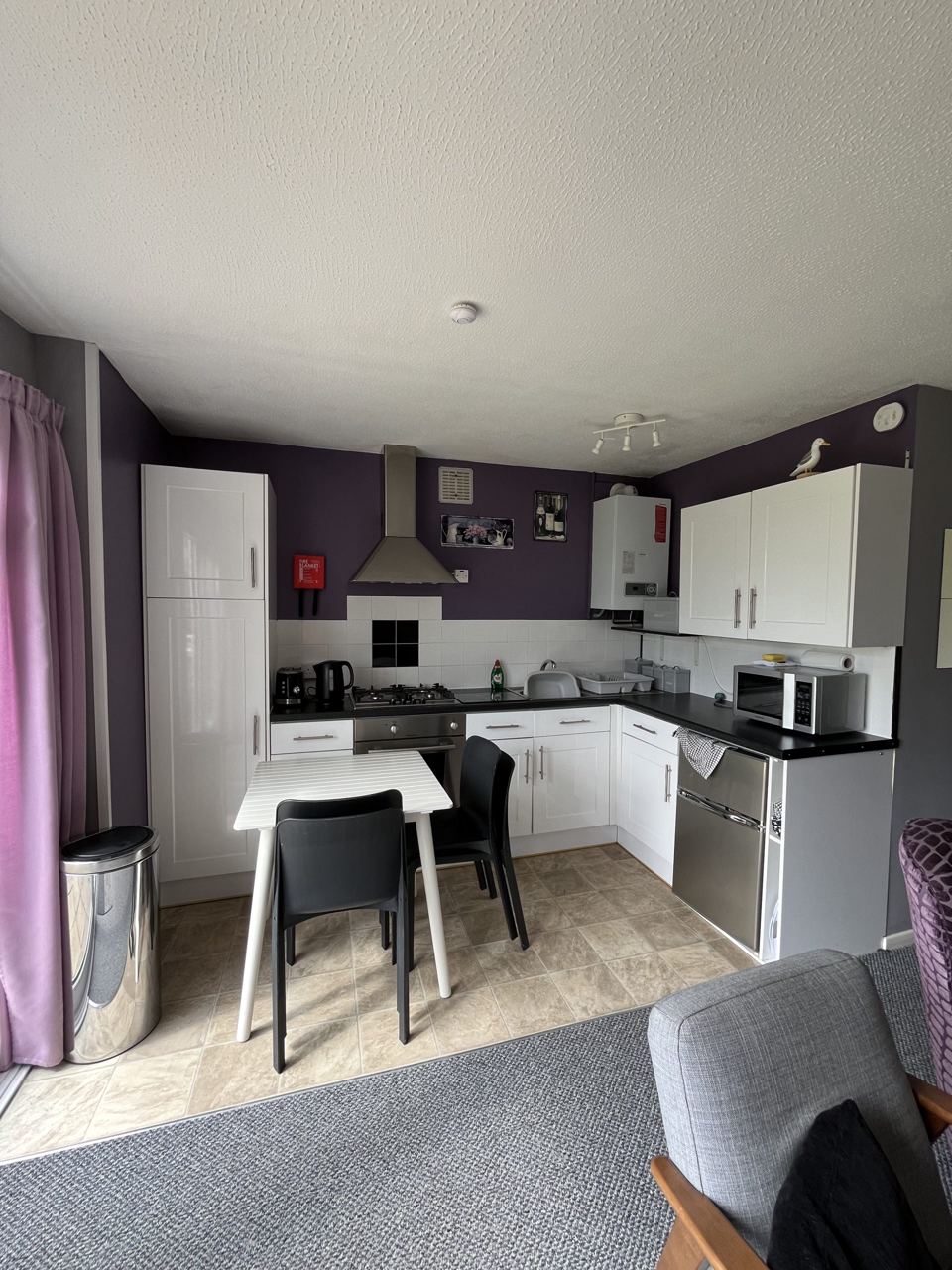 Kitchen and dining room