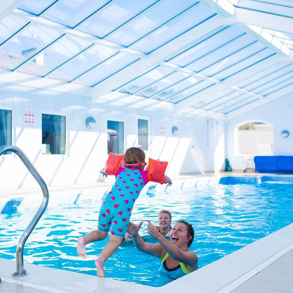 Indoor heated swimming pool