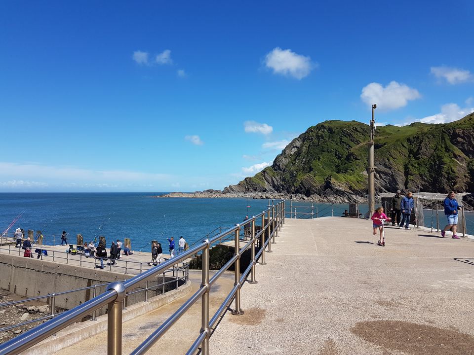 Harbour walk above the bay