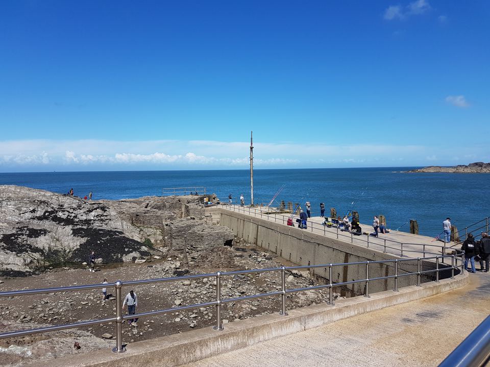 Harbour wall walk