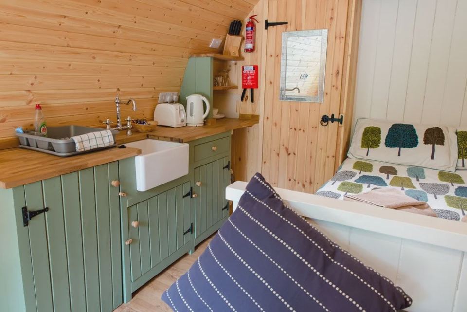Lodge kitchenette