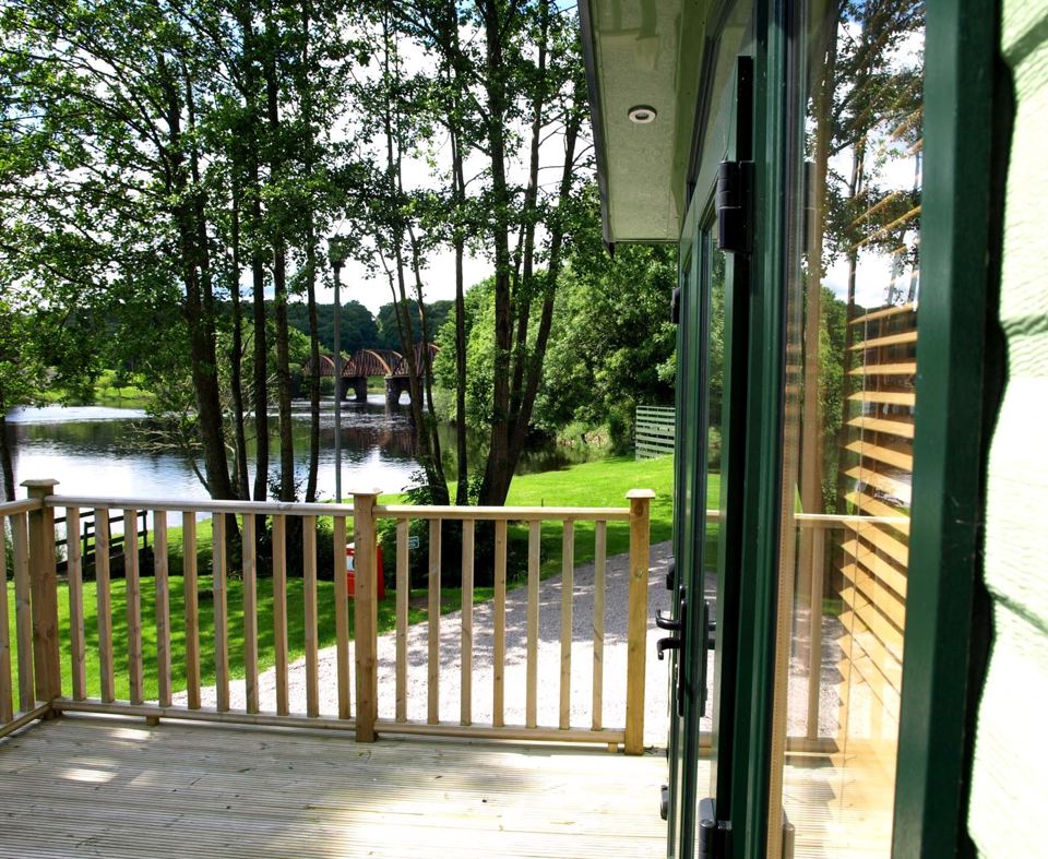 Deck with loch view