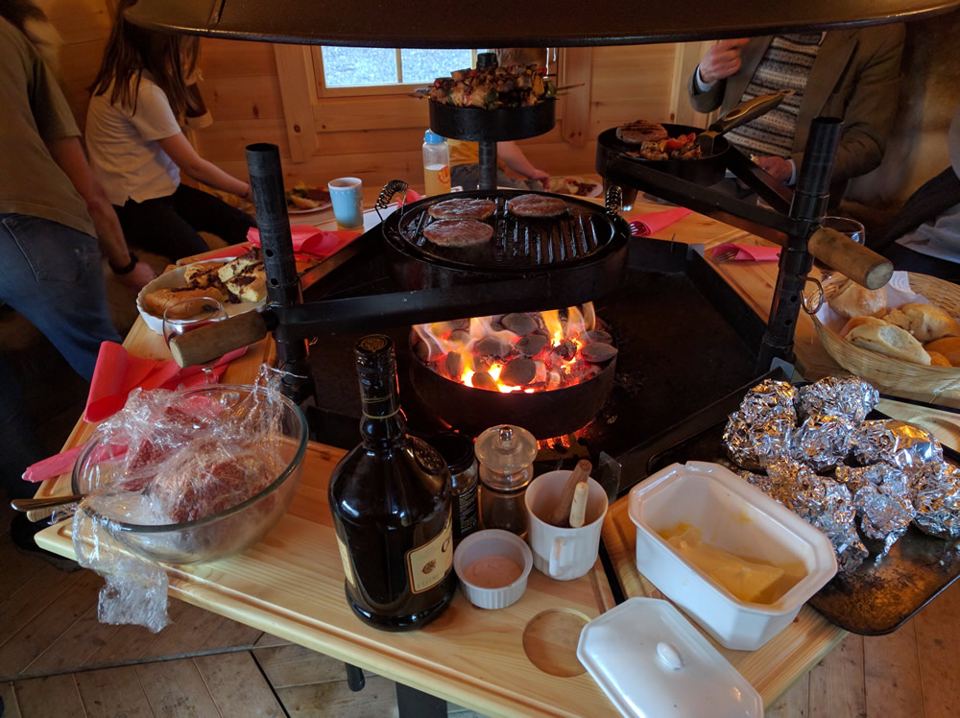 Grill in the BBQ house