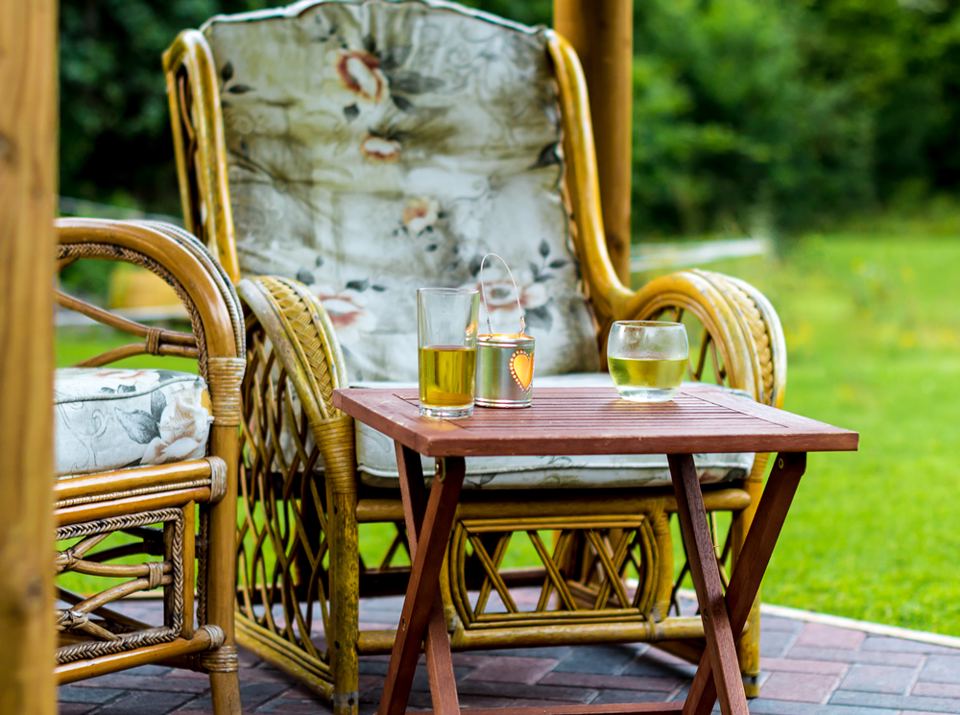Seating on the terrace