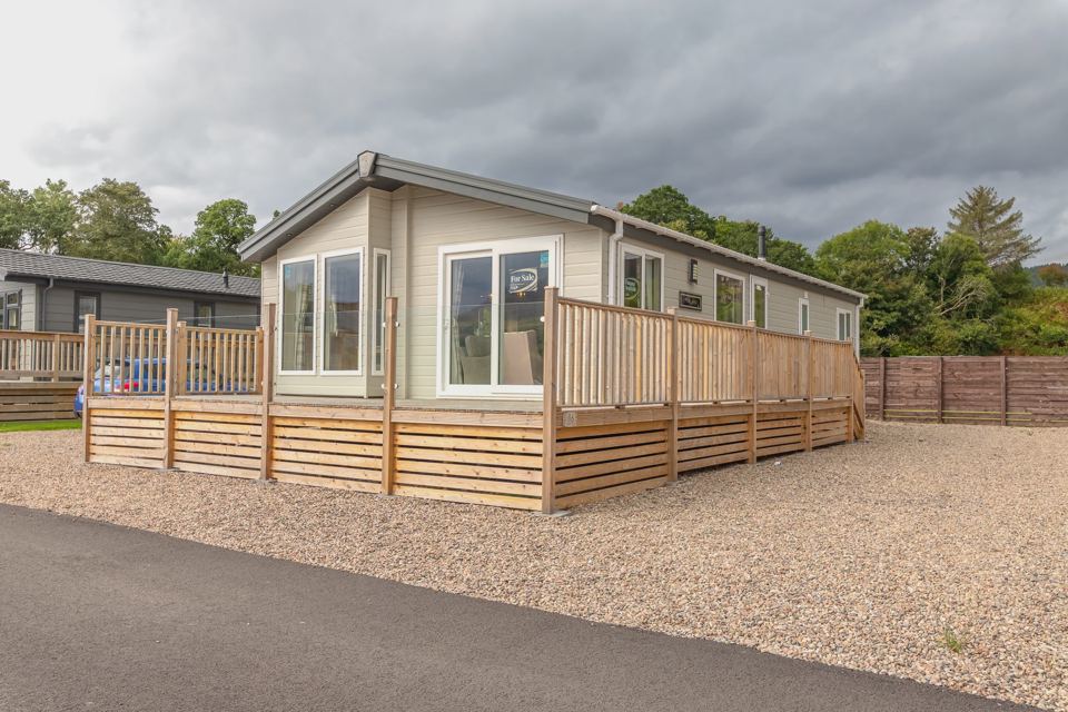 Holiday home with decking