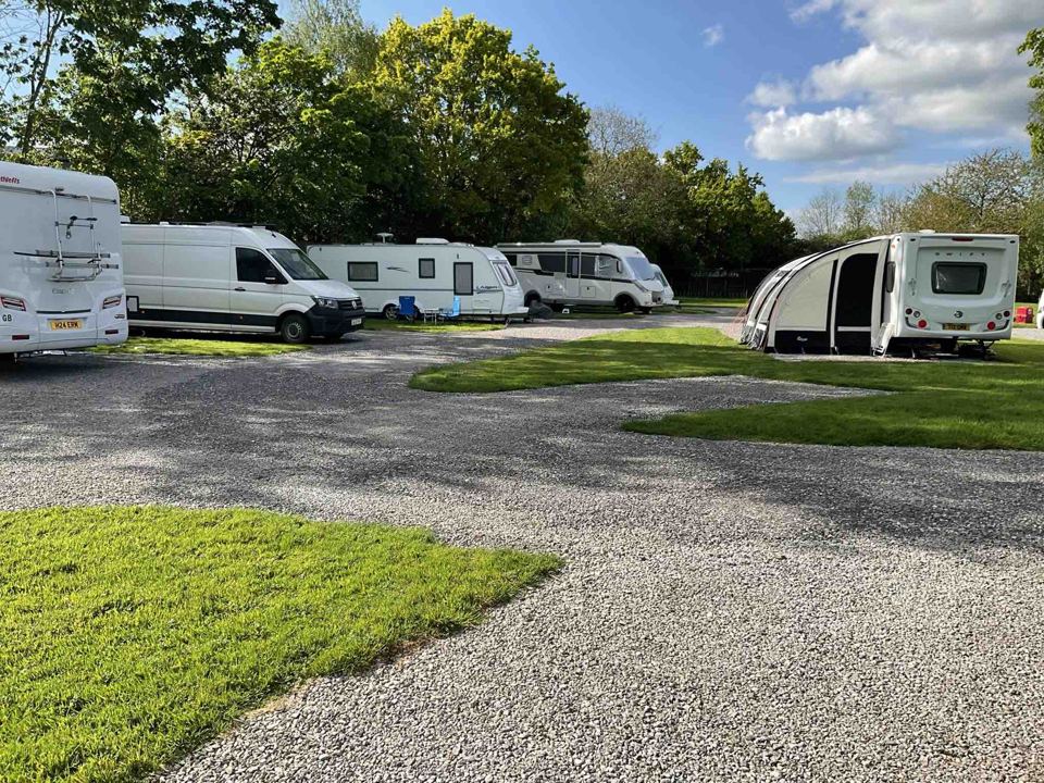 Hardstanding touring pitches
