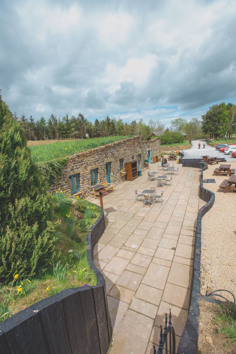 Terrace at the country park