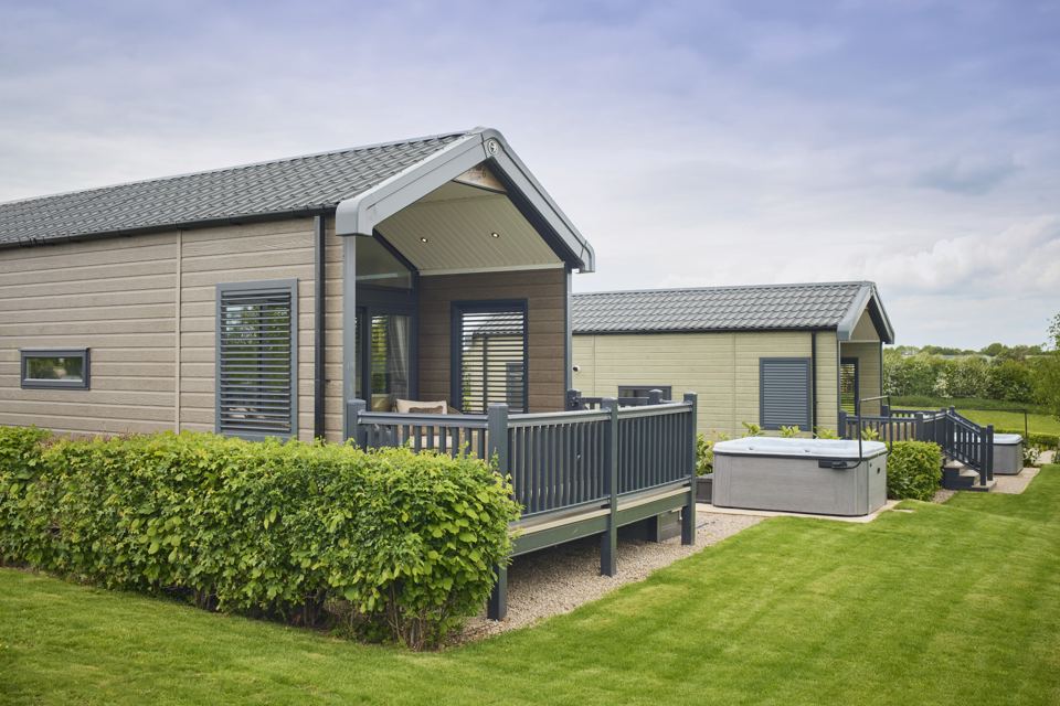 Lodges with private hot tubs