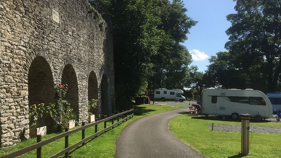 Kiln arches and path