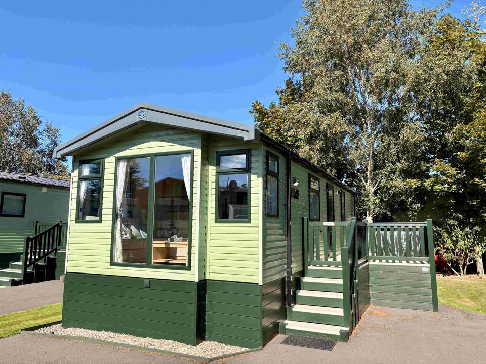 Holiday home with decking