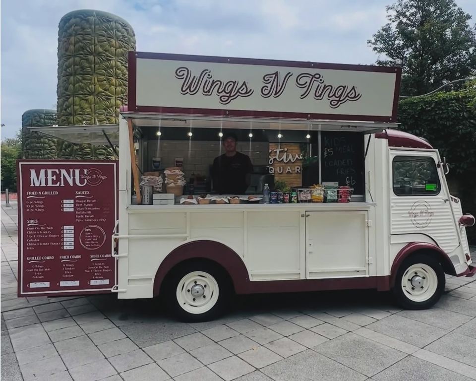 Food truck on site