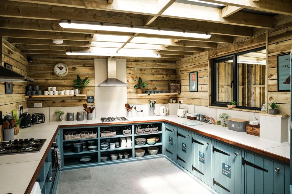 Kitchen in the cabin