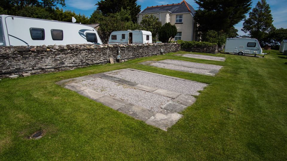 Hardstanding touring pitches