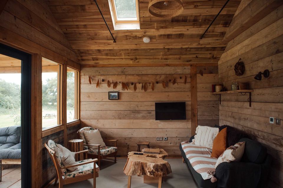 Cabin living room