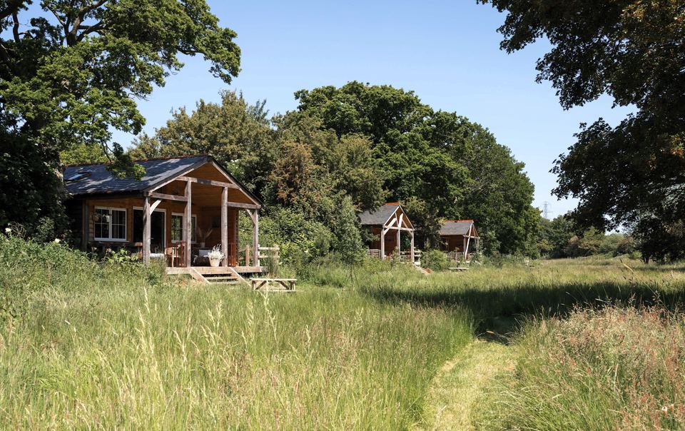 Cabins in the meadow