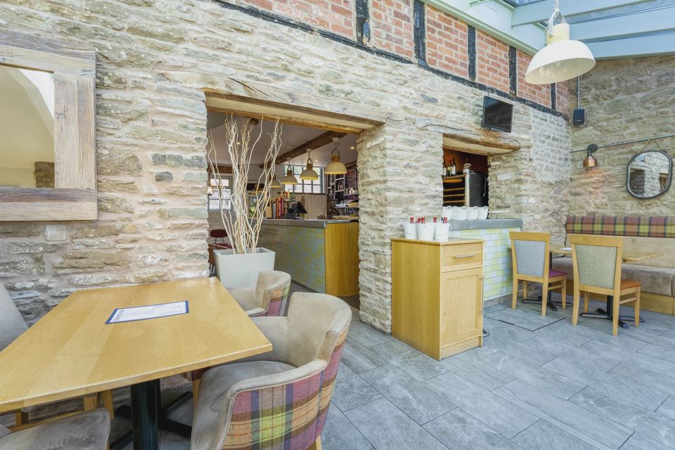 Cafe seating area