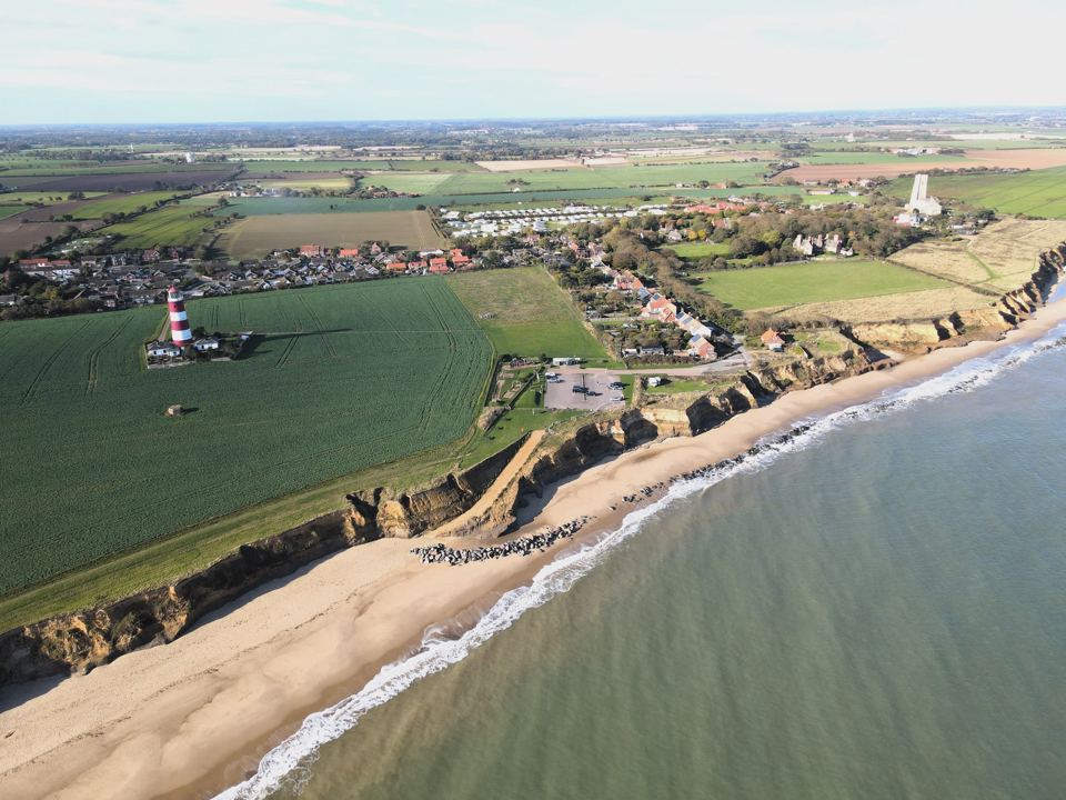 Coast and lighthouse nearby