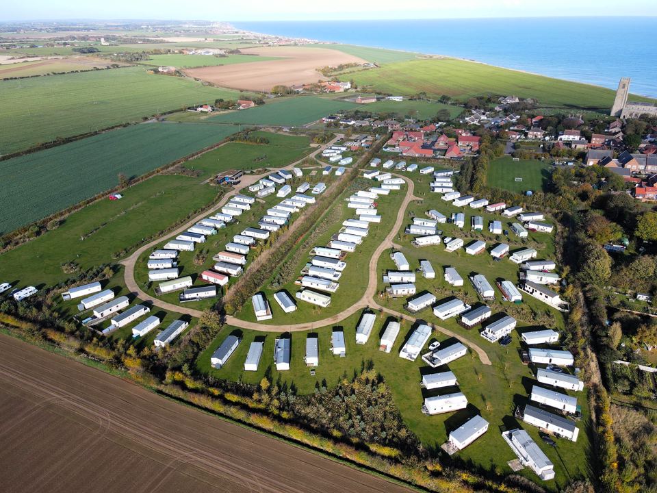 The park from above, Happisburgh