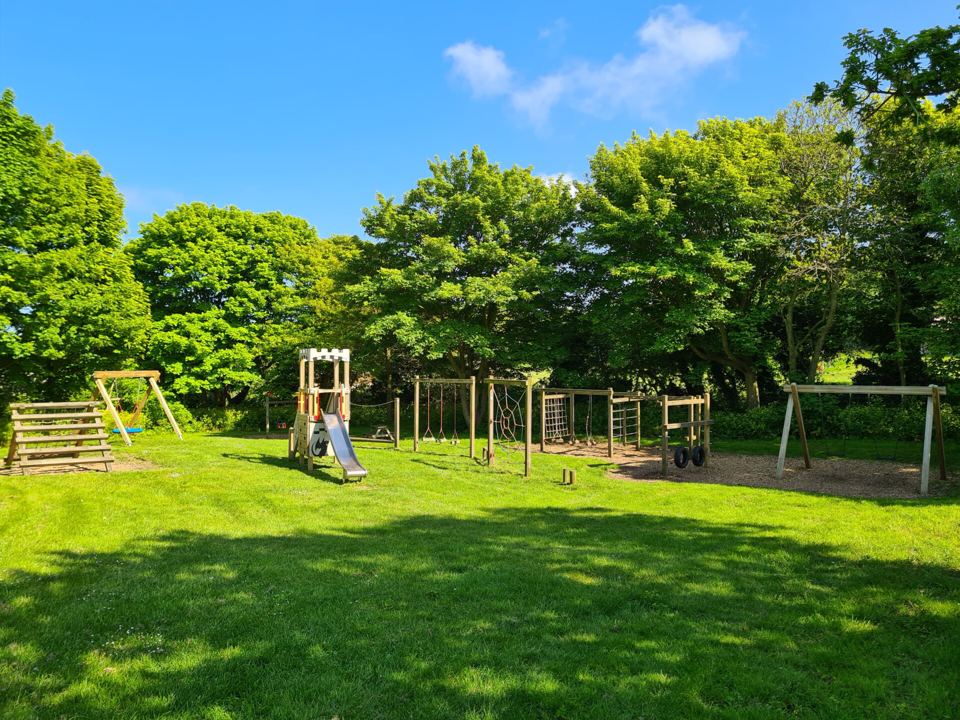 Play area on the field