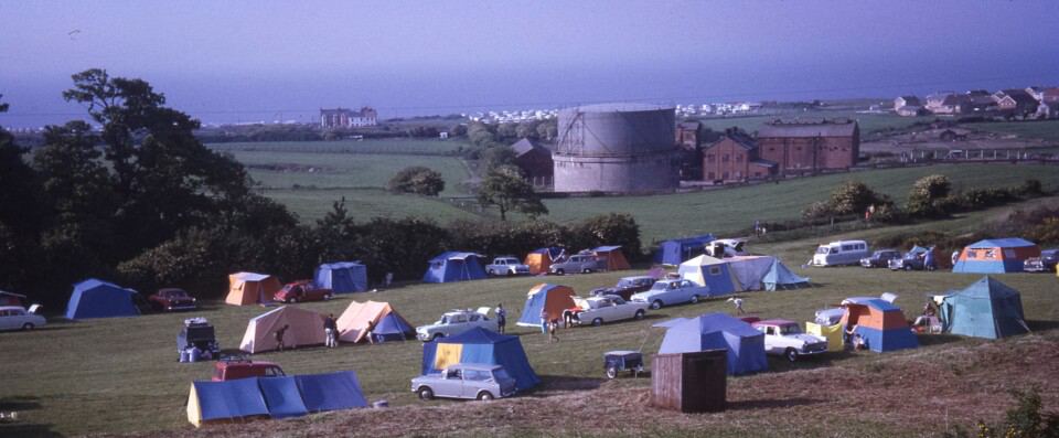 Tents on the camping field