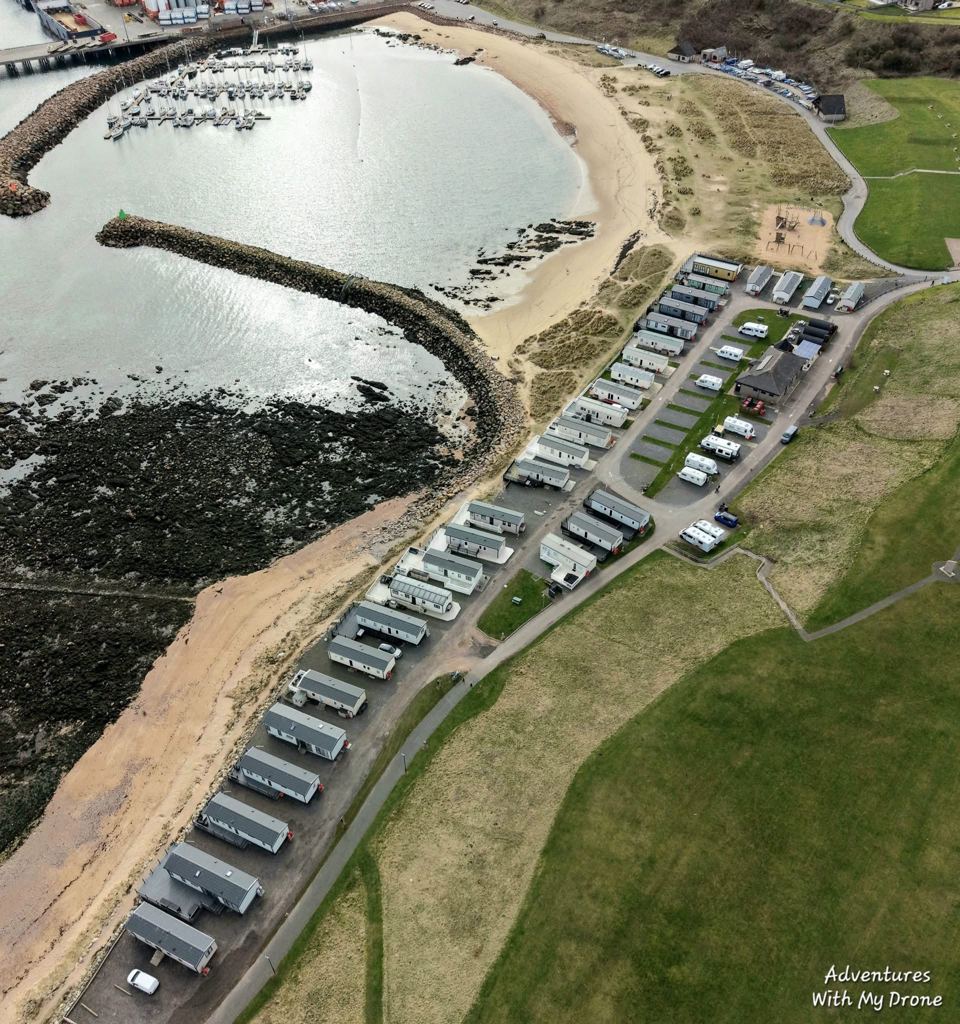 Park and beach from above