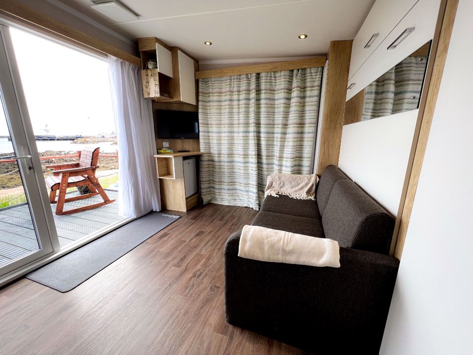 Living area with sea view