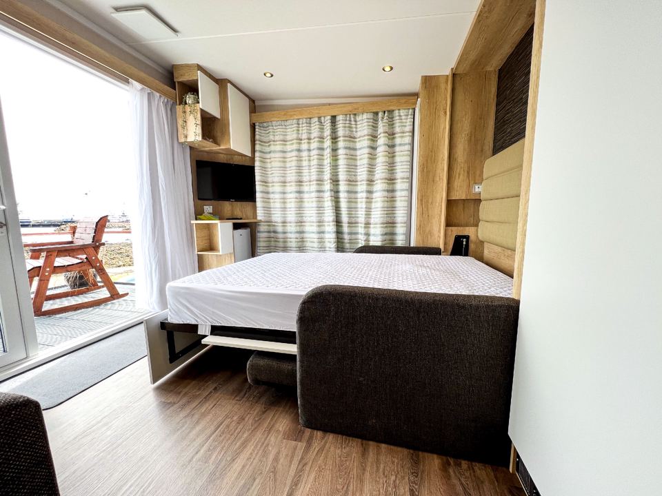 Inside a holiday home
