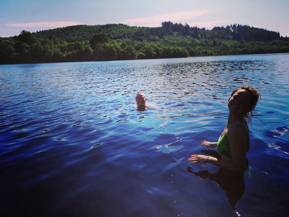 Swimming in the loch