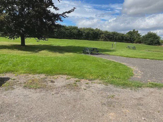 Hardstanding and grass pitches