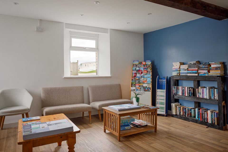 Reception seating area