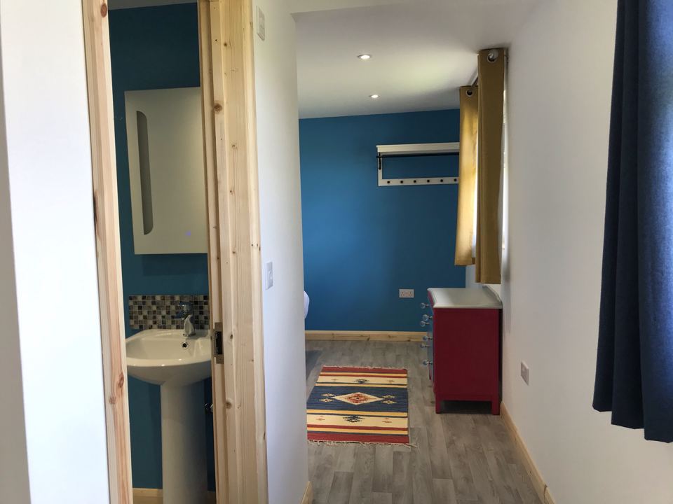 Bathroom through the doorway