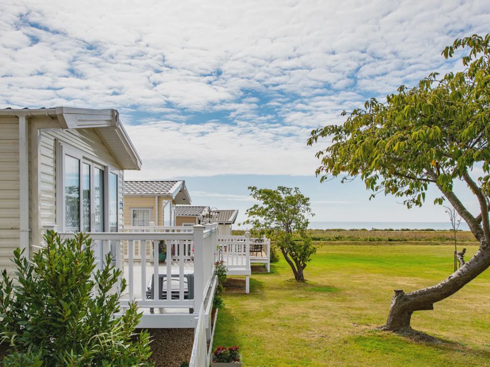 Caravans with decking