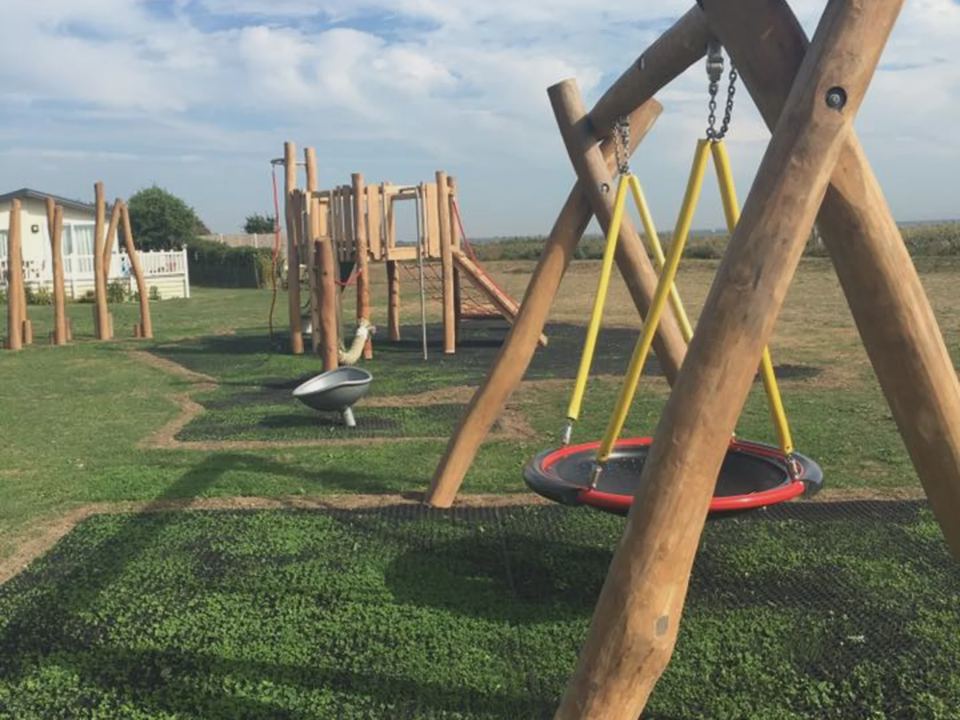 Wooden play area