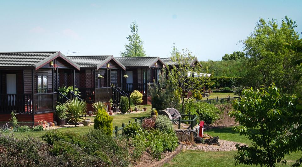 Garden by the lodges