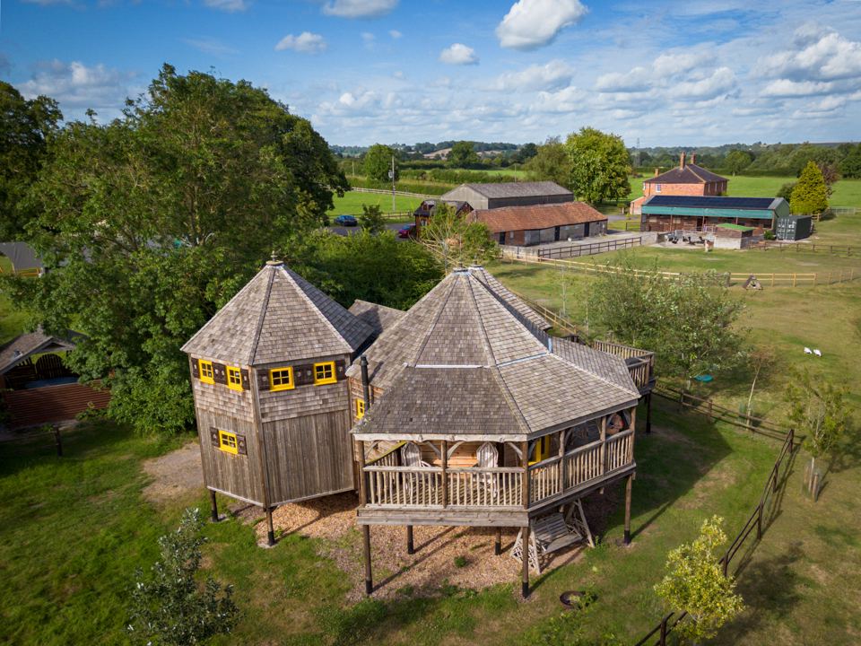 The treehouse from above