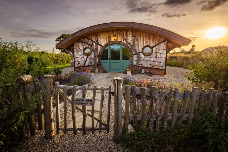 Shire House at sunset