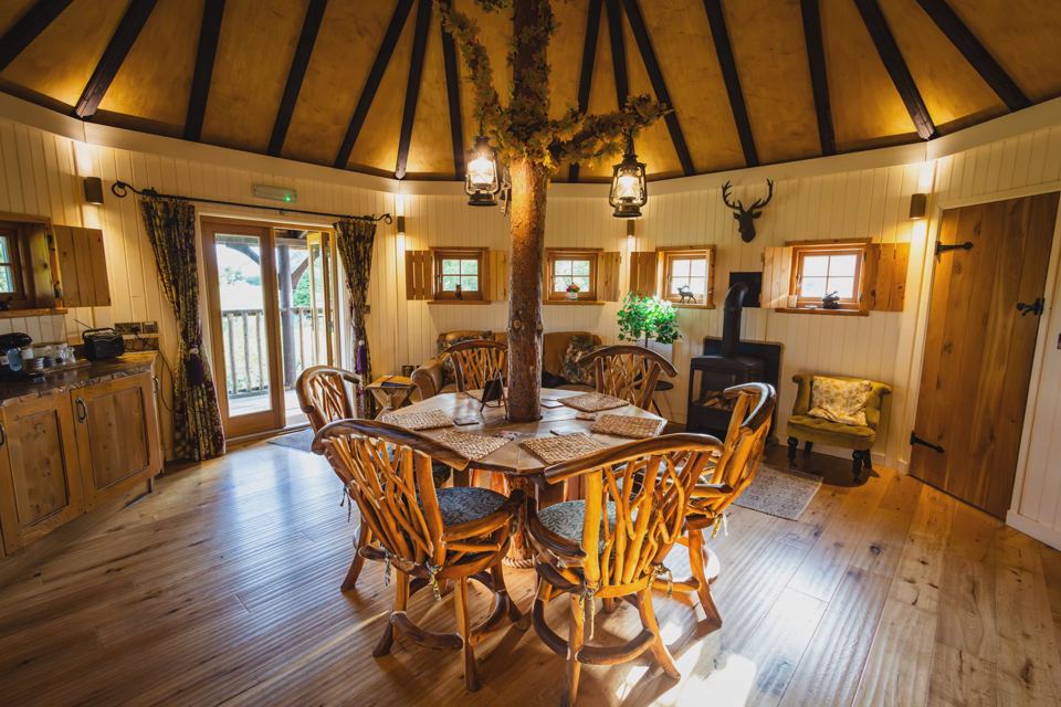 Inside the treehouse