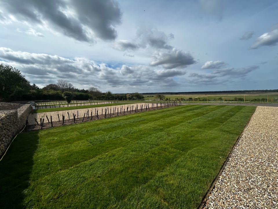 New tourer pitches with gravel