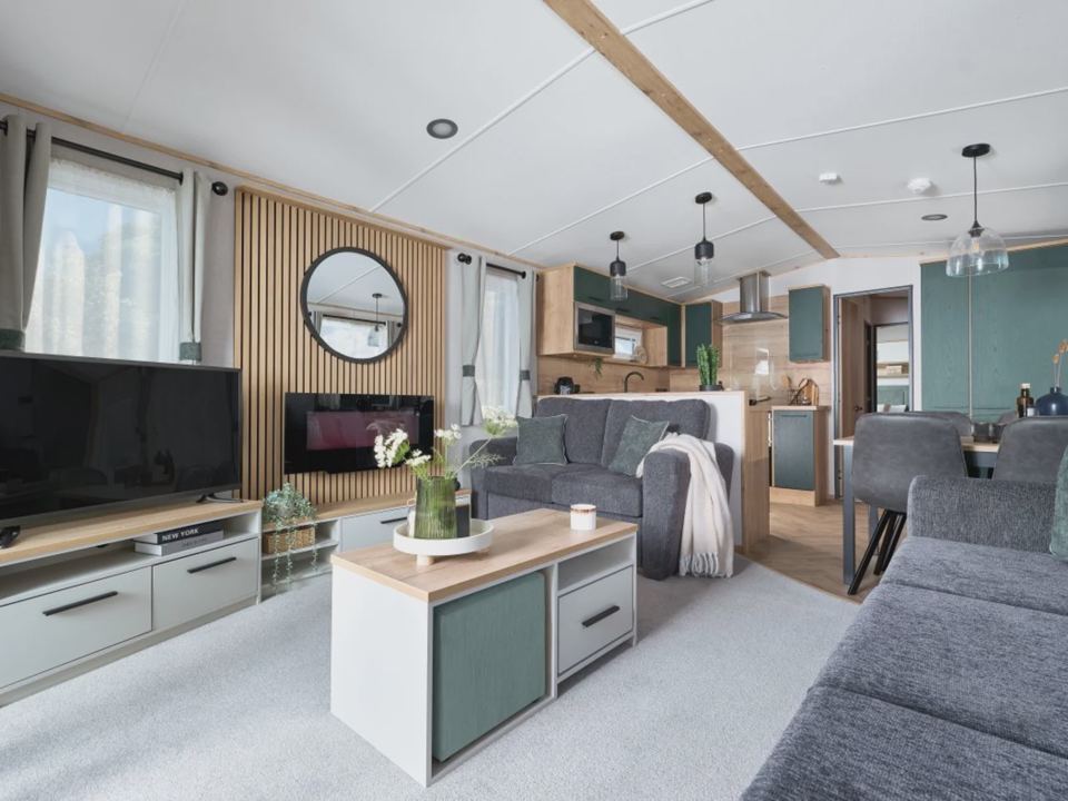 Caravan living area