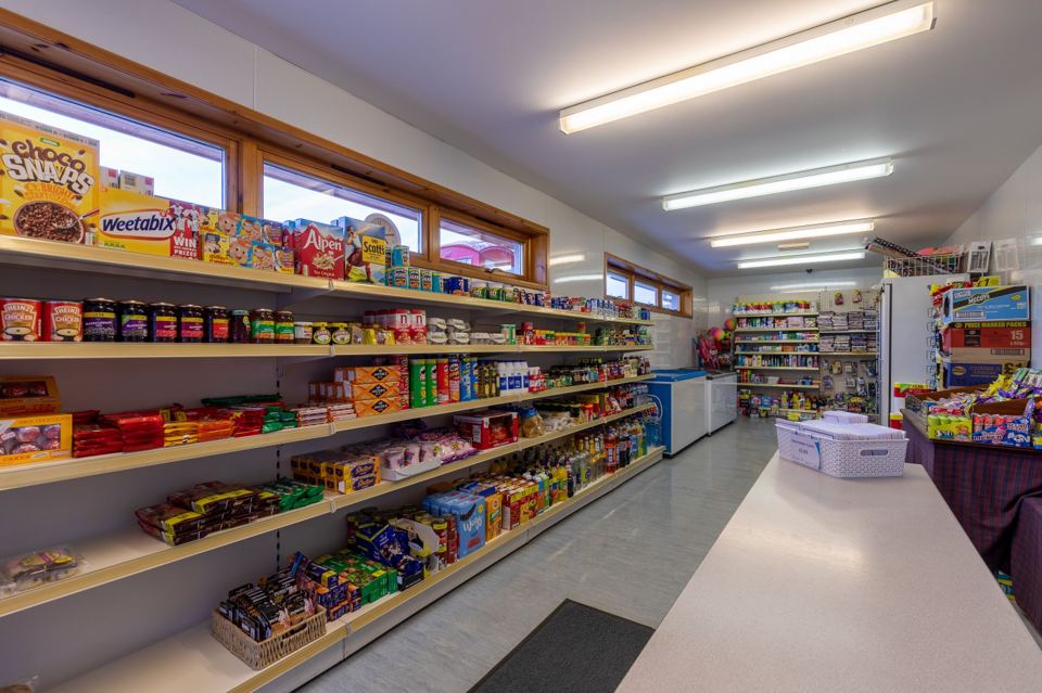 Inside the park shop