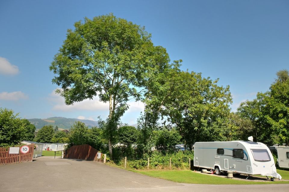 Tourer by the entrance