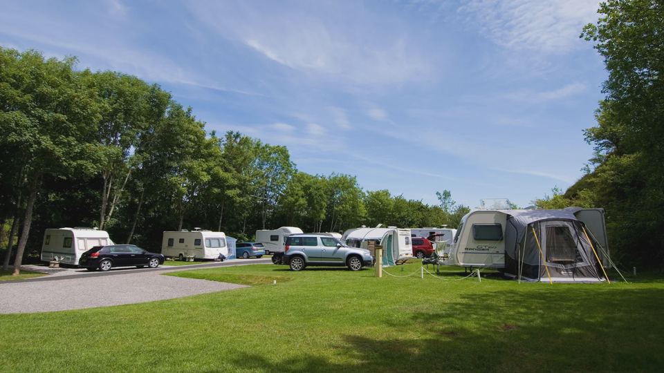 Grass and hardstanding pitches