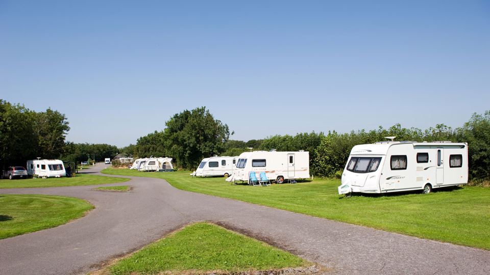 Caravans along the road