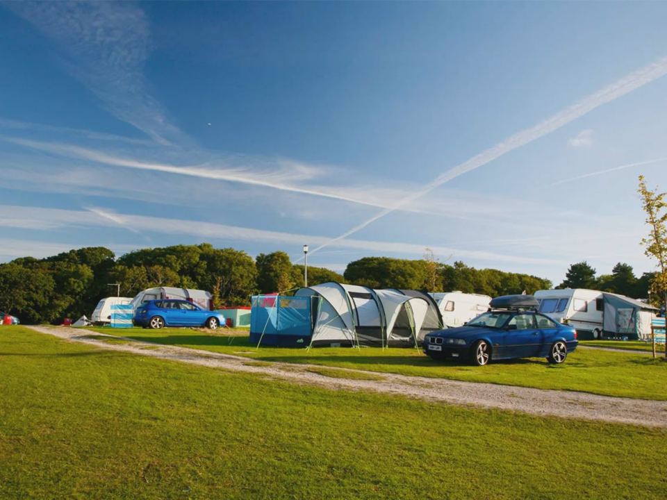 Touring pitches on grass