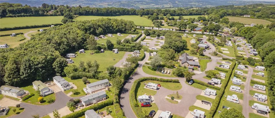 Touring pitches and holiday homes