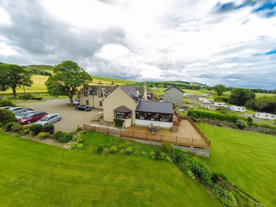 Farm and pitches from above